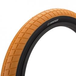 Mission Tracker 2.4 orange with back wall BMX tire