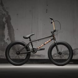 KINK Kicker 18 2021 Gloss Black Copper BMX bike